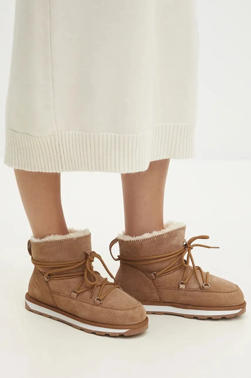 Замшевые зимние ботинки - фото 7