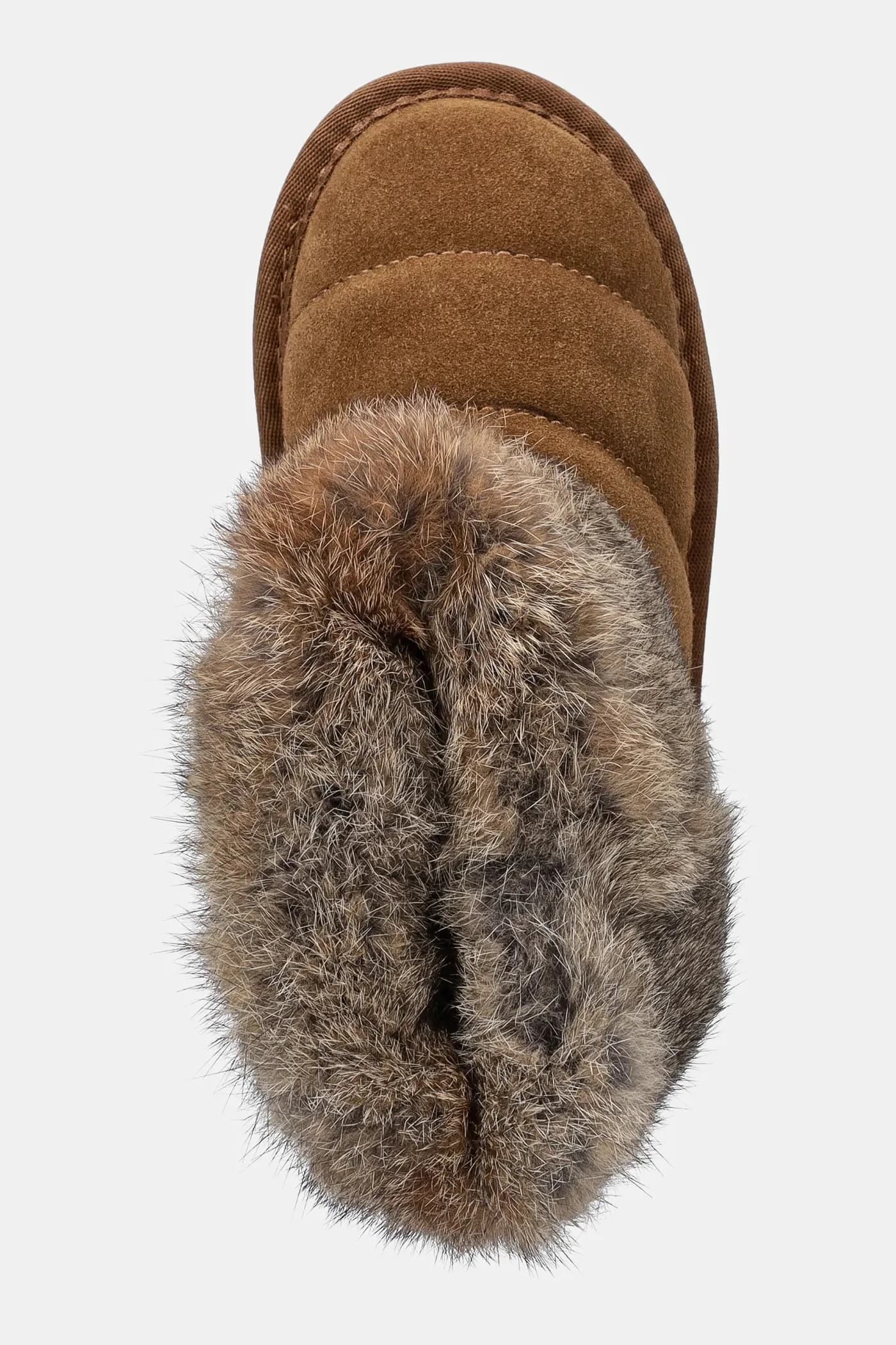 Замшевые зимние сапоги для девочек - фото 4