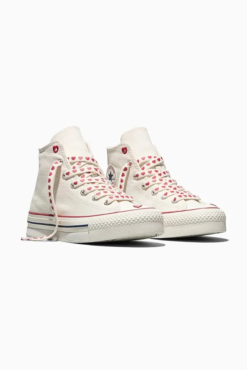 кроссовки Chuck Taylor All Star Eva Lift ко Дню святого Валентина - фото 2
