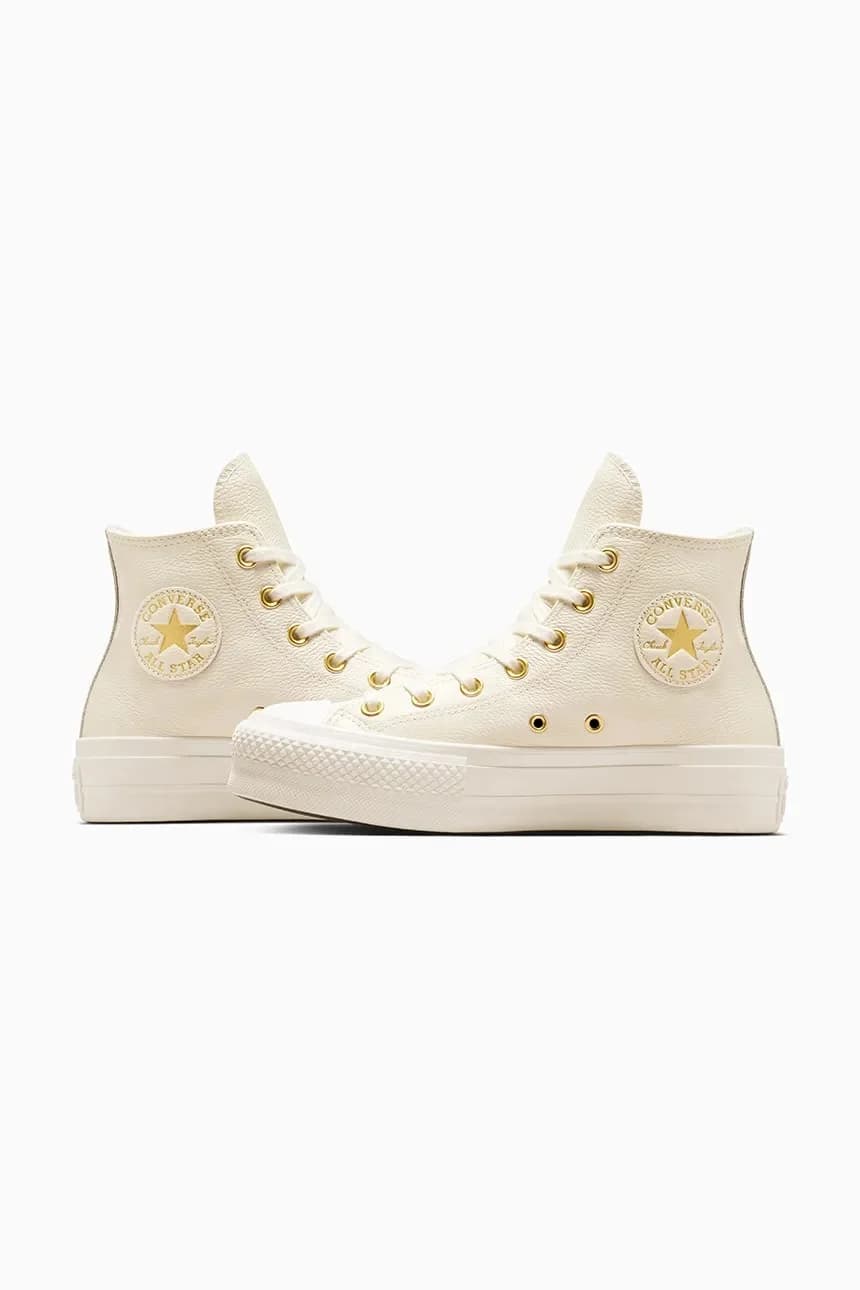 кожаные кроссовки Chuck Taylor All Star Lift - фото 4