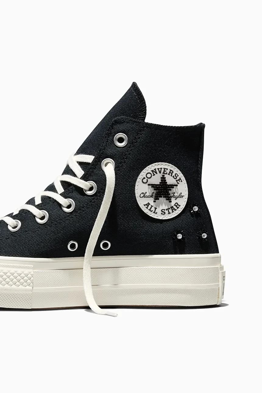 кроссовки Chuck Taylor All Star Lift черные для женщин - фото 7