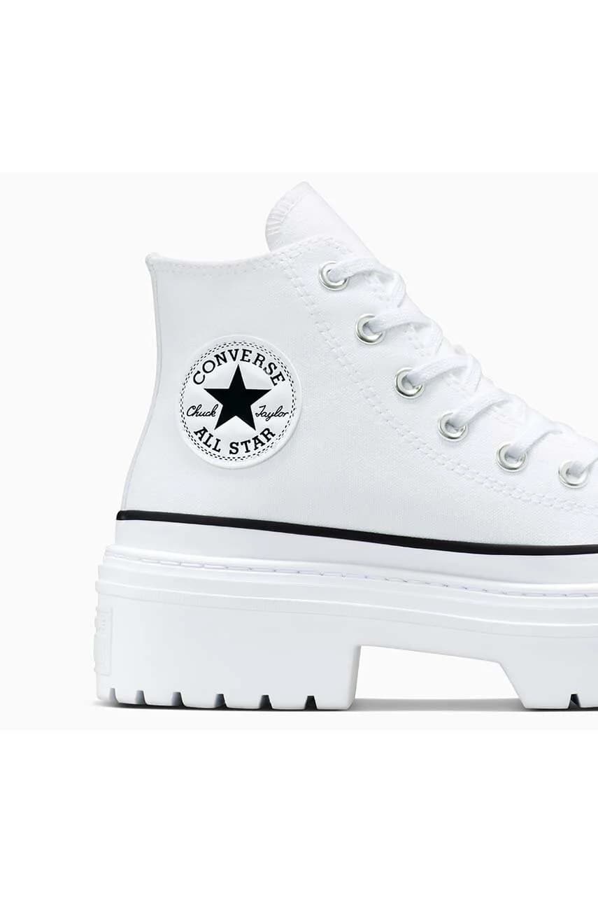 кроссовки Chuck Taylor All Star на каблуке с проборами - фото 4