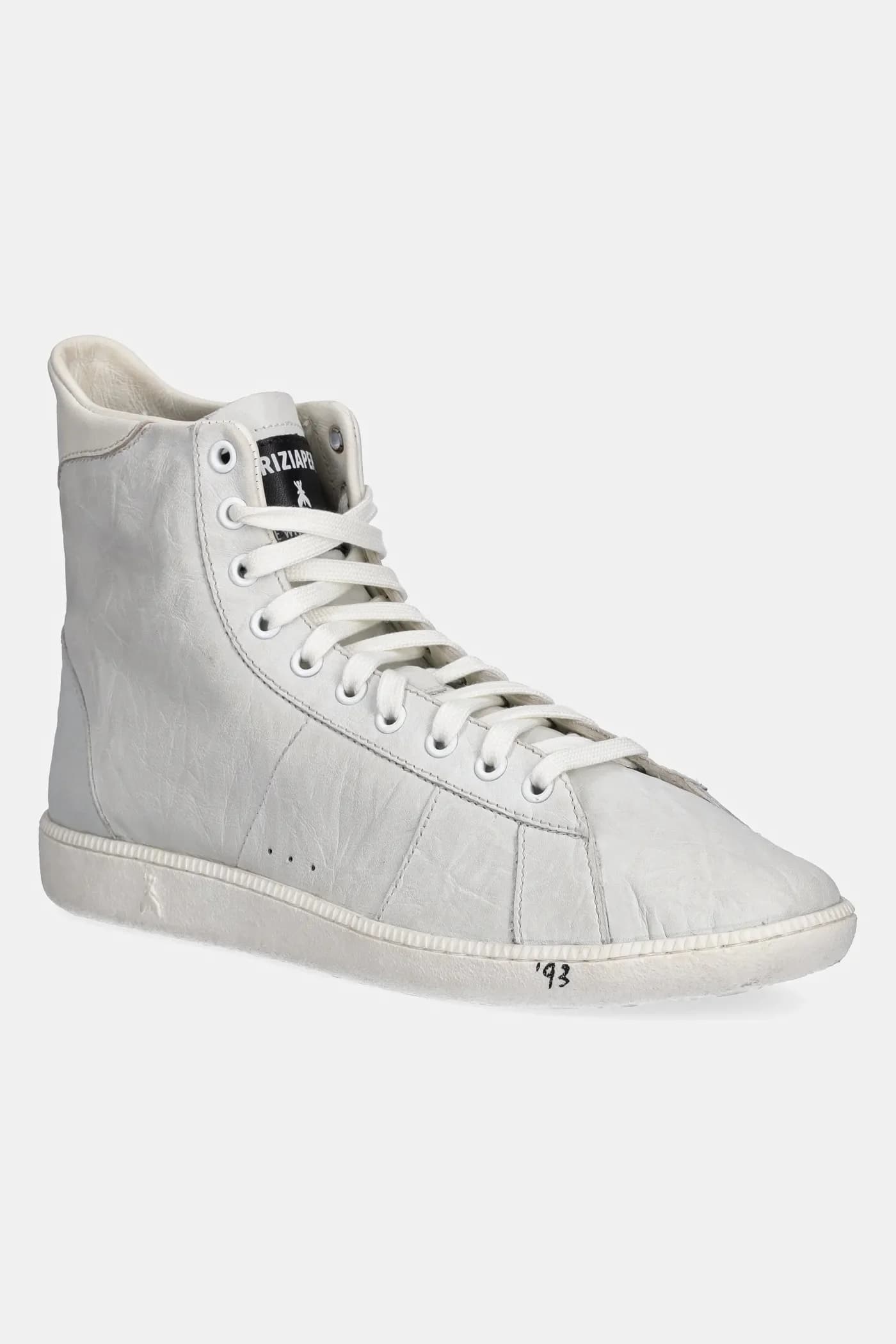 Кожаные кроссовки