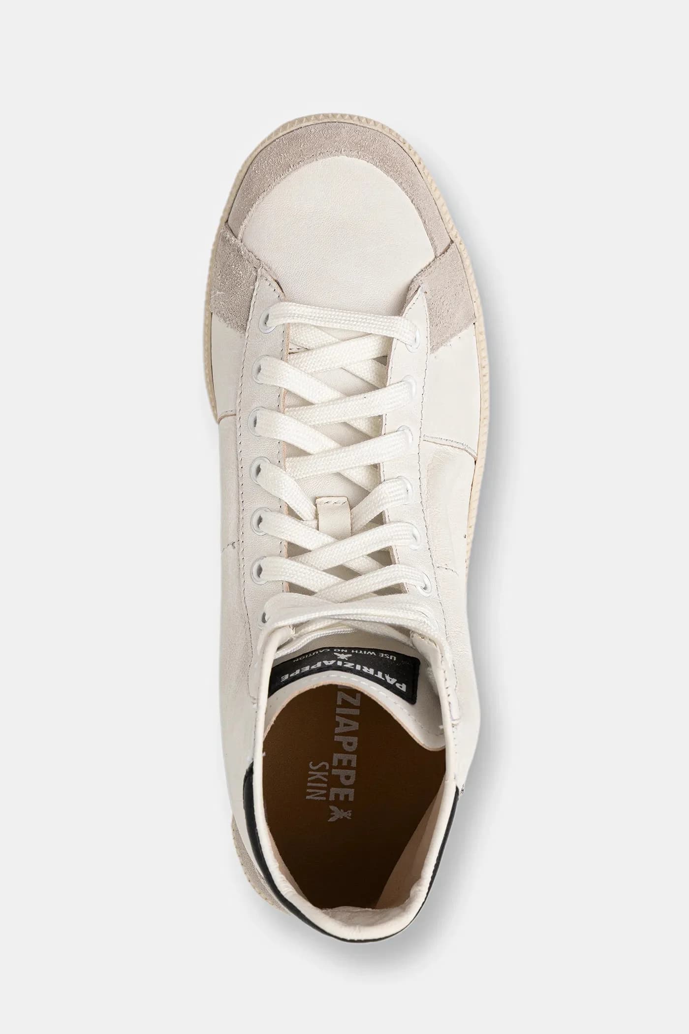 Кожаные кроссовки - фото 4