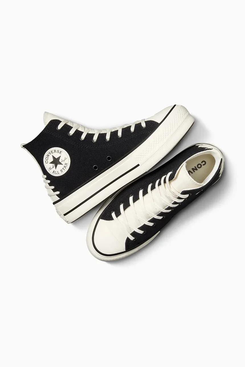 кроссовки Chuck Taylor All Star Lift черные для женщин - фото 7