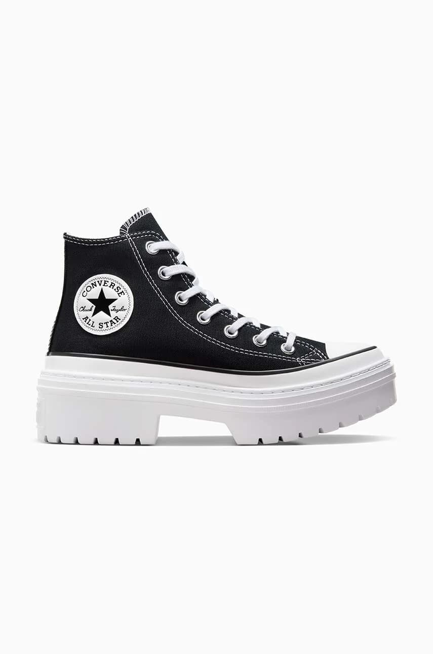 Кроссовки Chuck Taylor All Star на каблуке с проборами