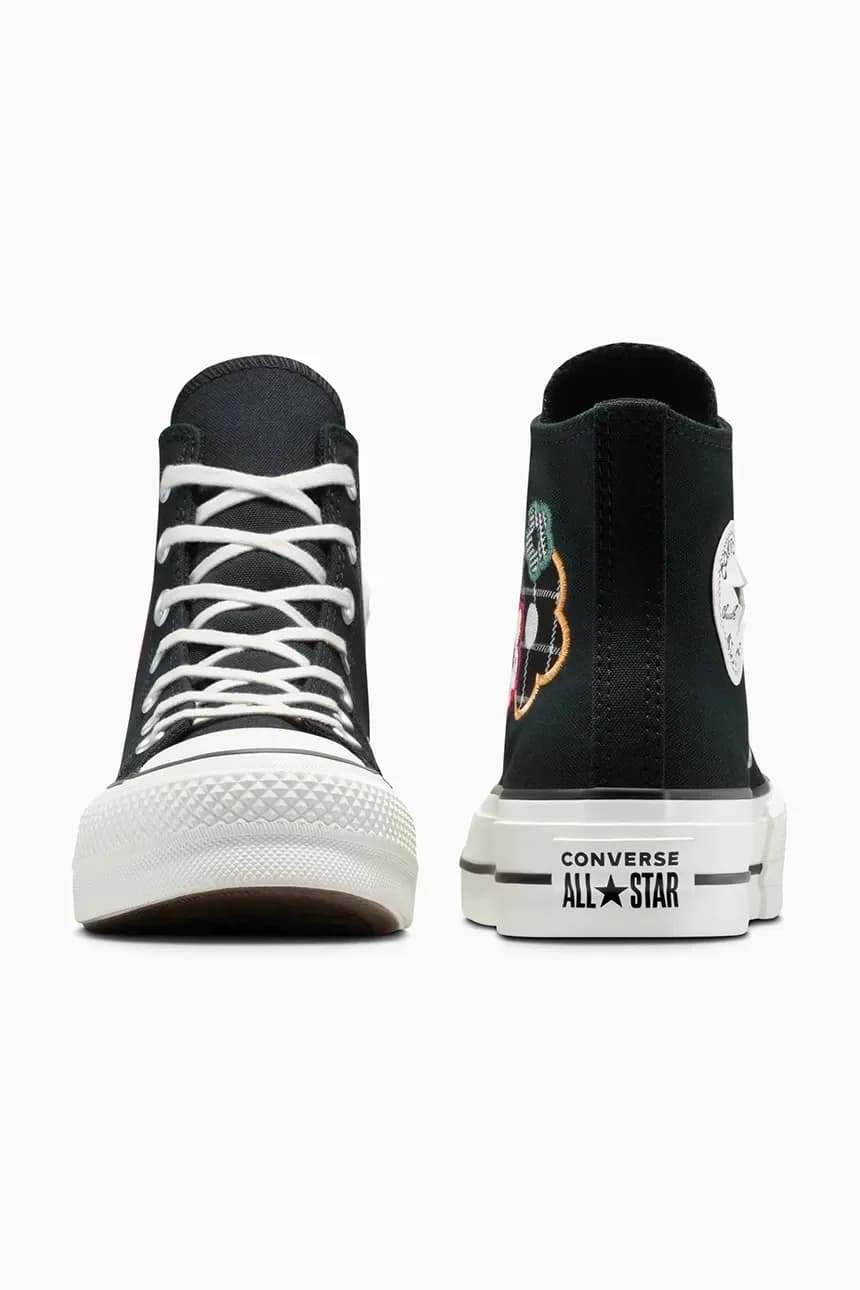 кроссовки Chuck Taylor All Star Lift черные для женщин - фото 3