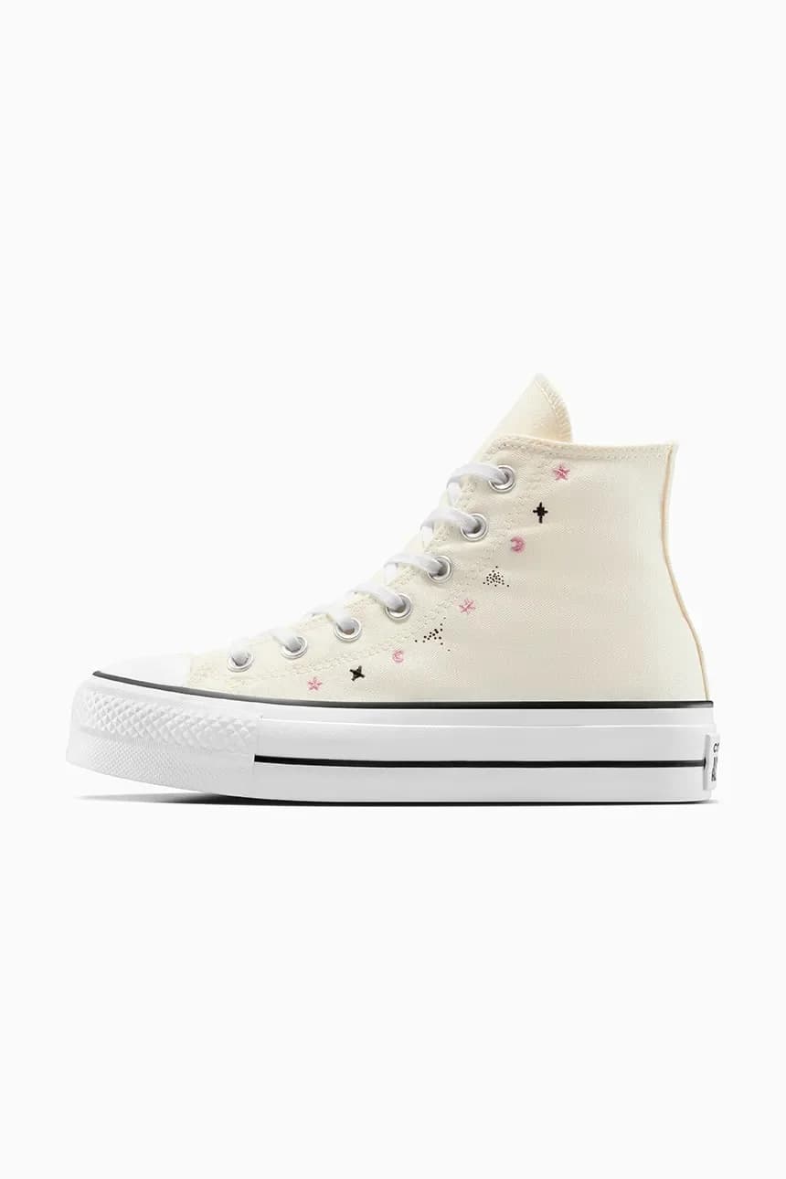 кроссовки Chuck Taylor All Star Lift бежевые для женщин - фото 5