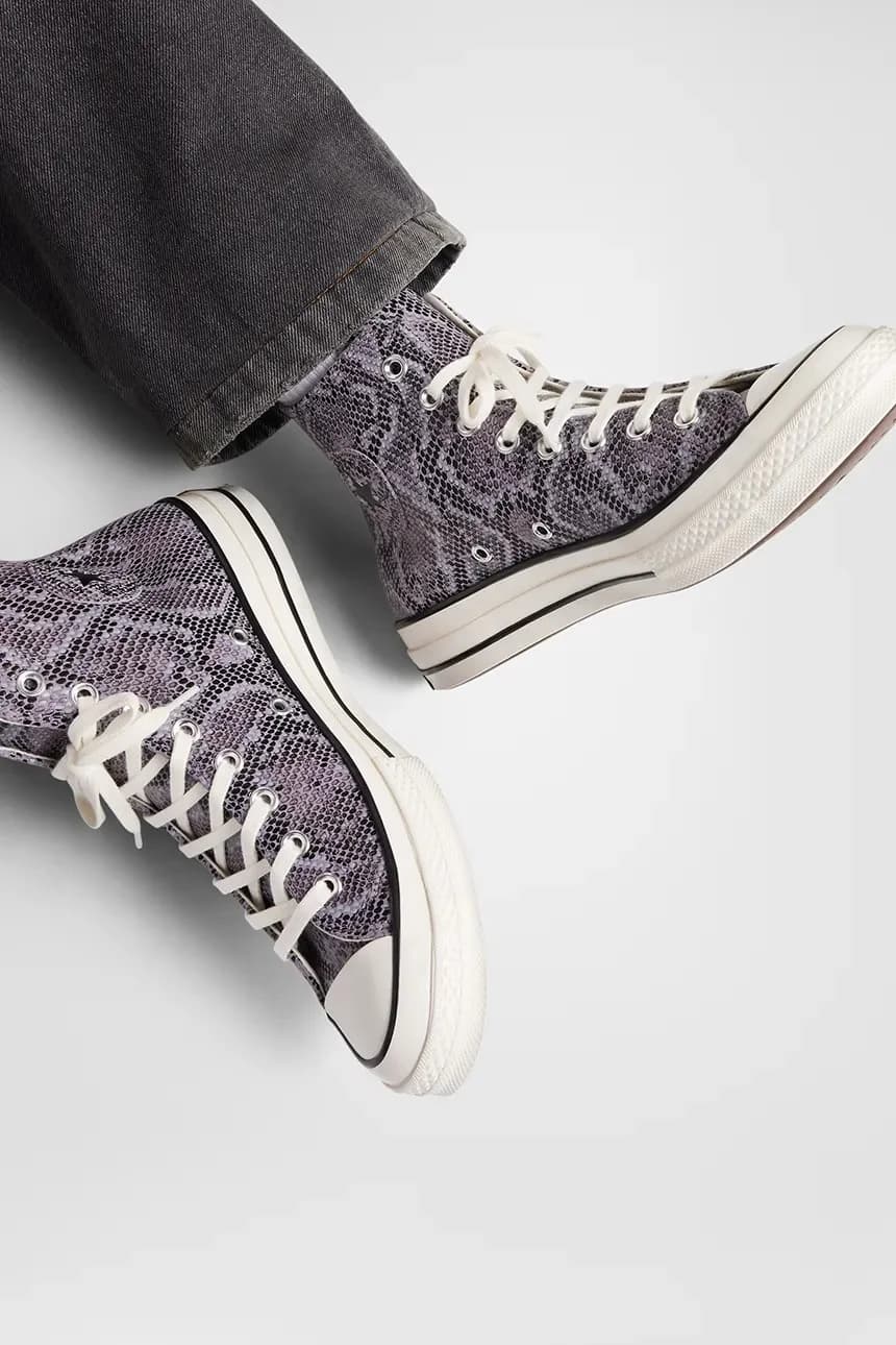 кроссовки Chuck 70 со змеиным принтом - фото 10