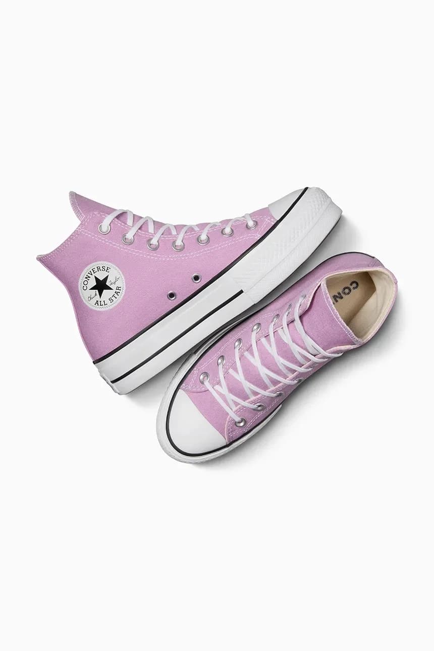 кроссовки Chuck Taylor All Star Lift фиолетовые для женщин - фото 7