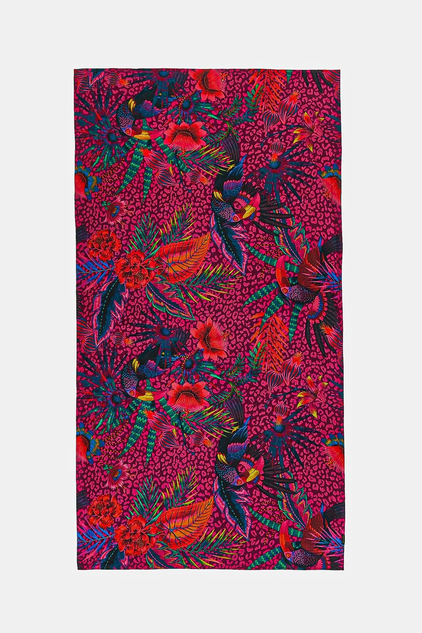 Хлопковое пляжное полотенце 100 х 180 см. - фото 2