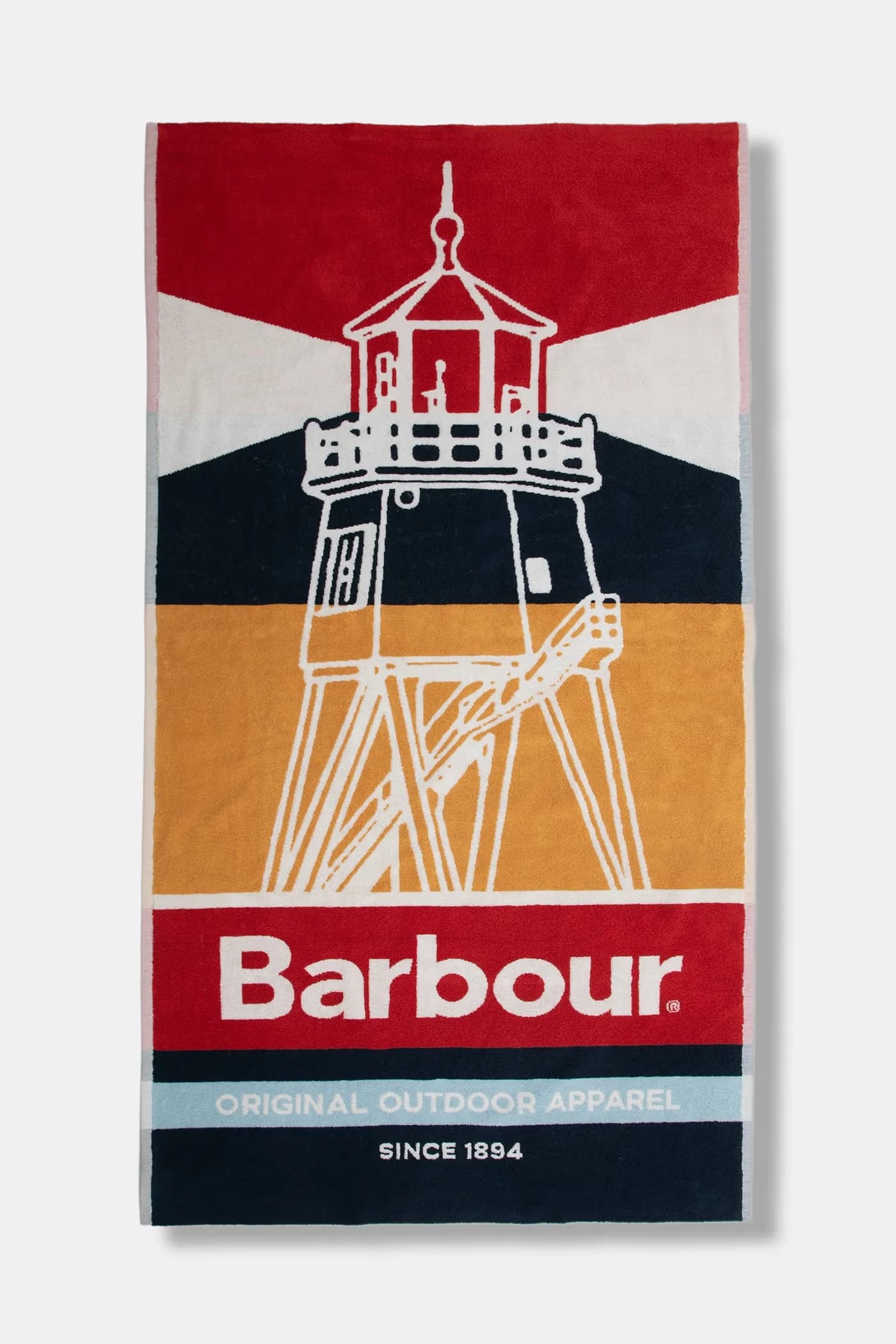 Хлопковое пляжное полотенце