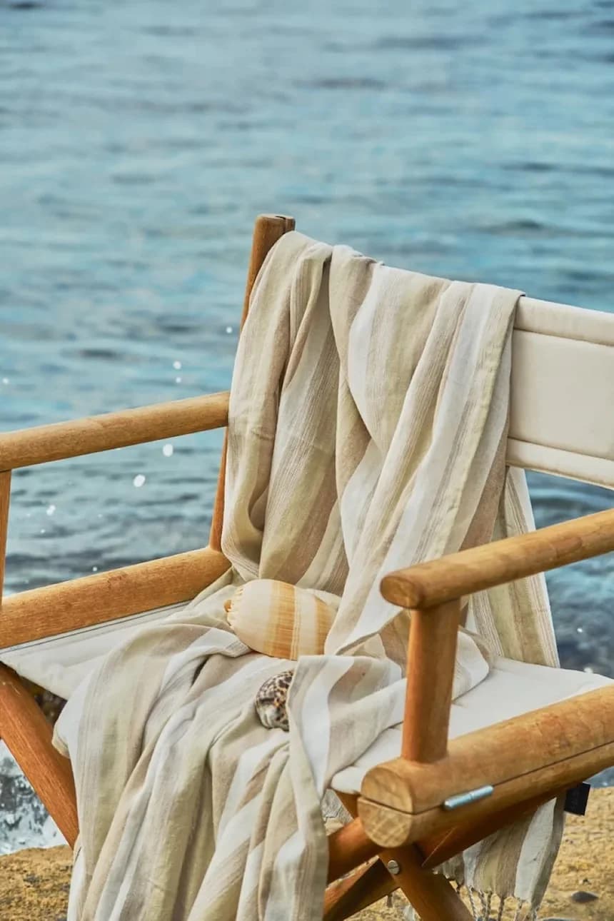 Пляжное полотенце Luxor из хлопка 100 х 180 см. - фото 4