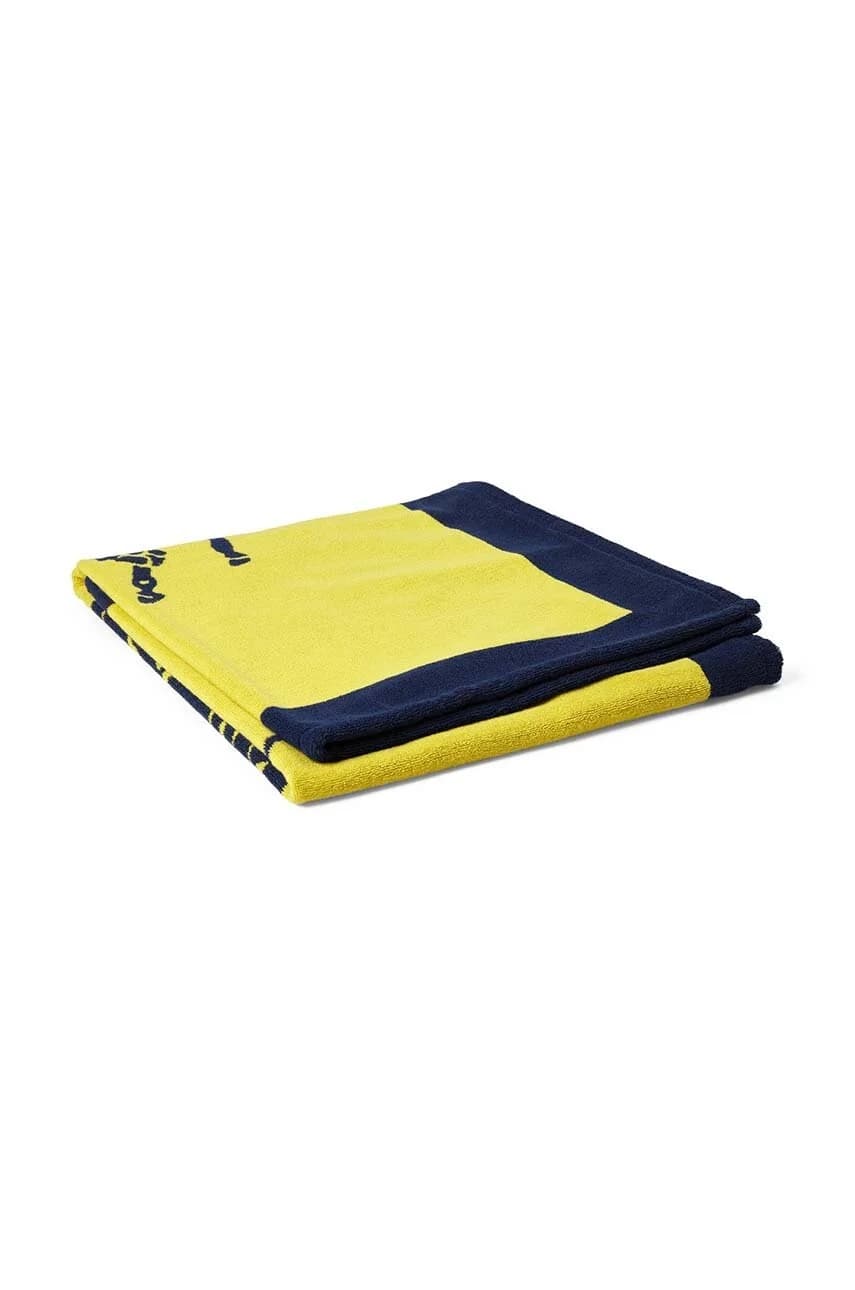 Пляжное полотенце Polo Jacquard Iris Blue/Yellow 100 x 170 см - фото 2