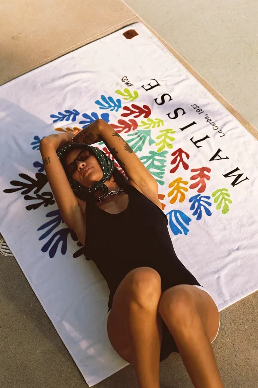 Хлопковое пляжное полотенце x Анри Матисс 100 х 150 см - фото 3