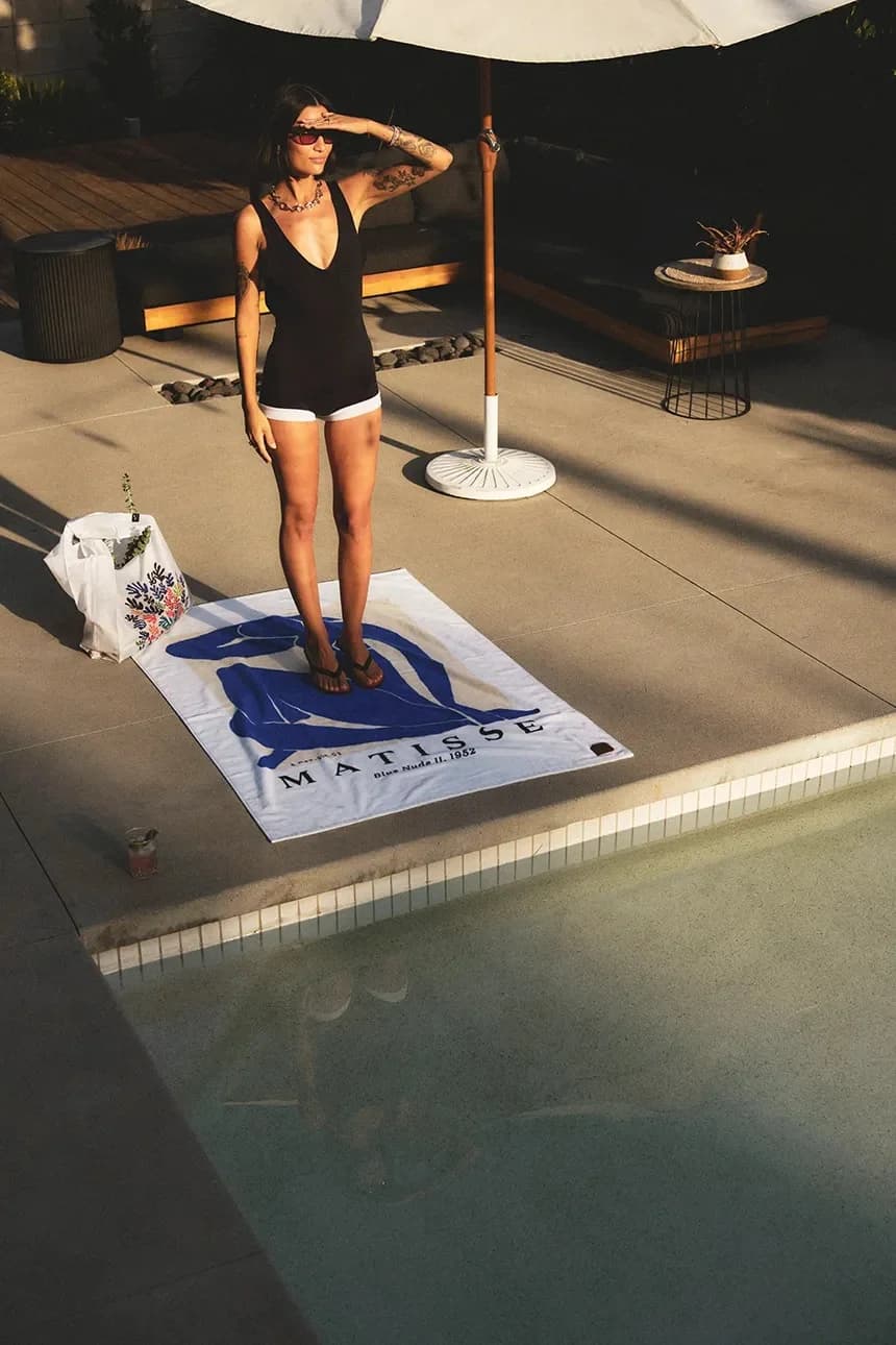 Хлопковое пляжное полотенце x Анри Матисс 100 х 150 см - фото 3