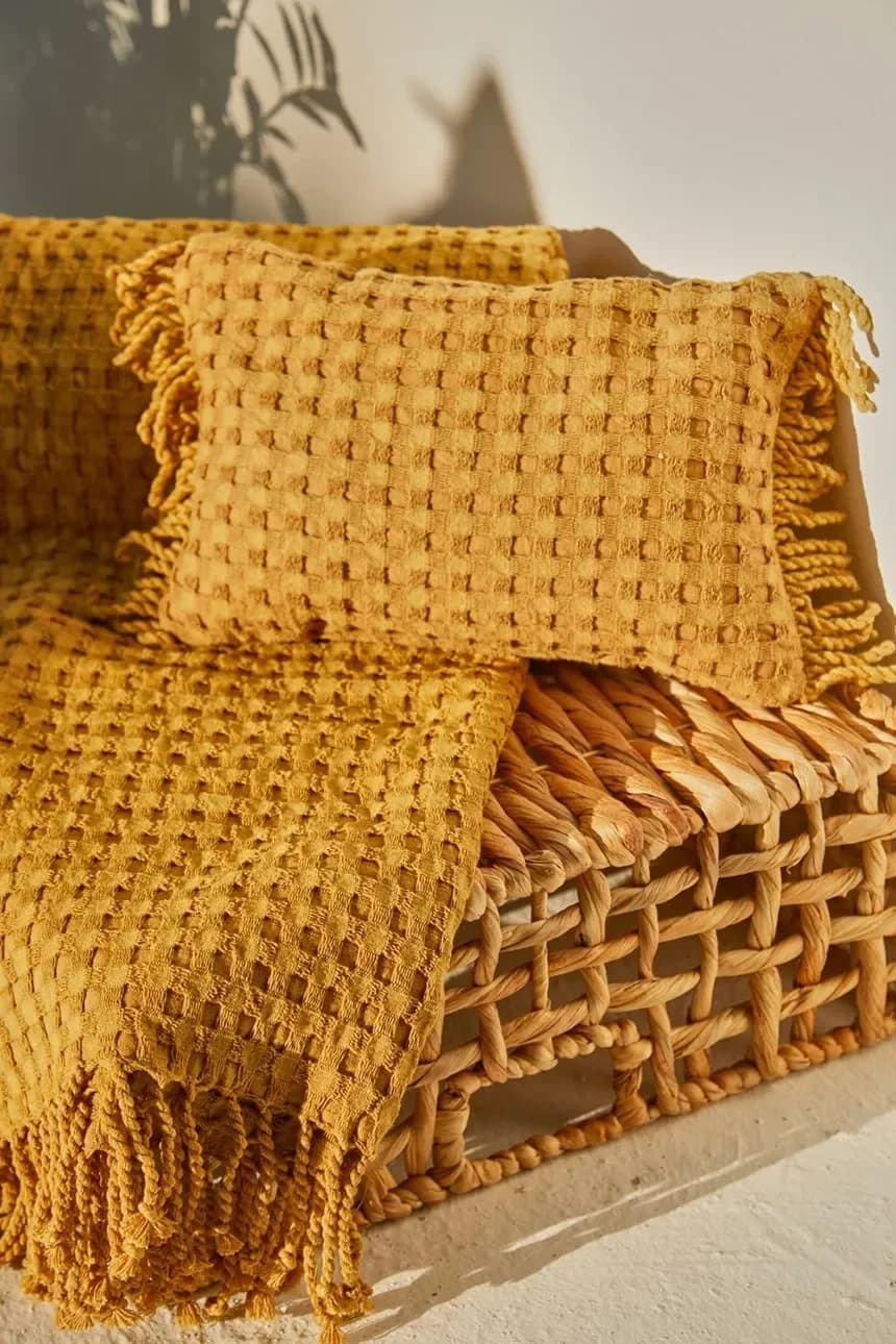 Пляжное полотенце Ola из хлопка 100 х 180 см. - фото 4