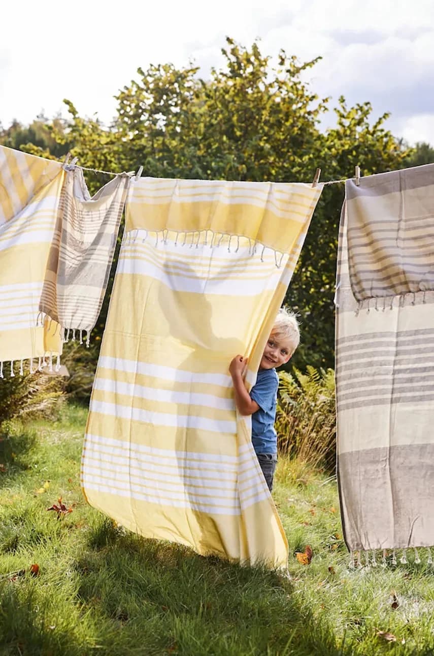 Пляжное полотенце Ella из хлопка 145 х 250 см. - фото 3