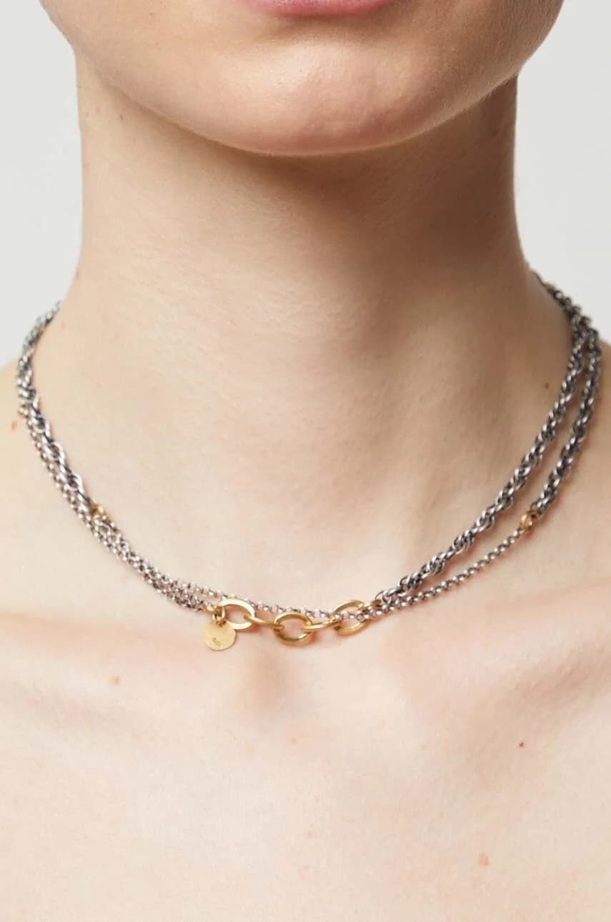 Серебряное колье ручной работы - фото 10