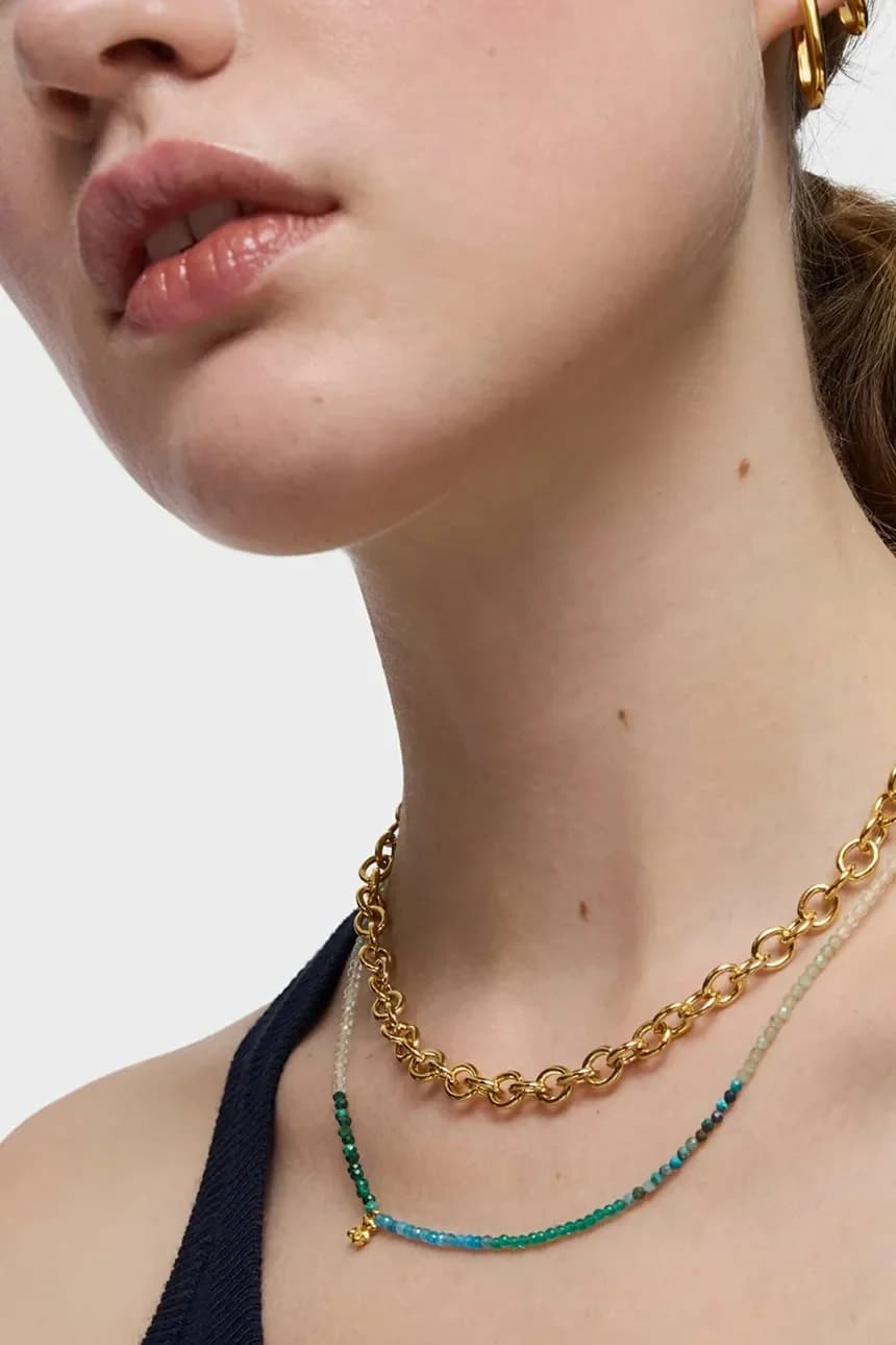 Колье с натуральными камнями - фото 6