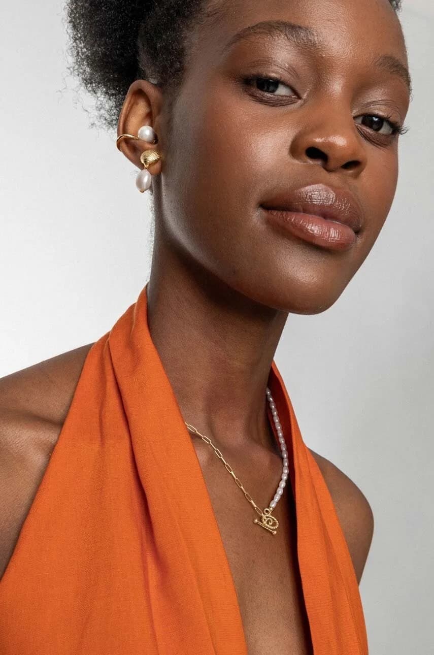 Позолоченное колье ARIEL - фото 6