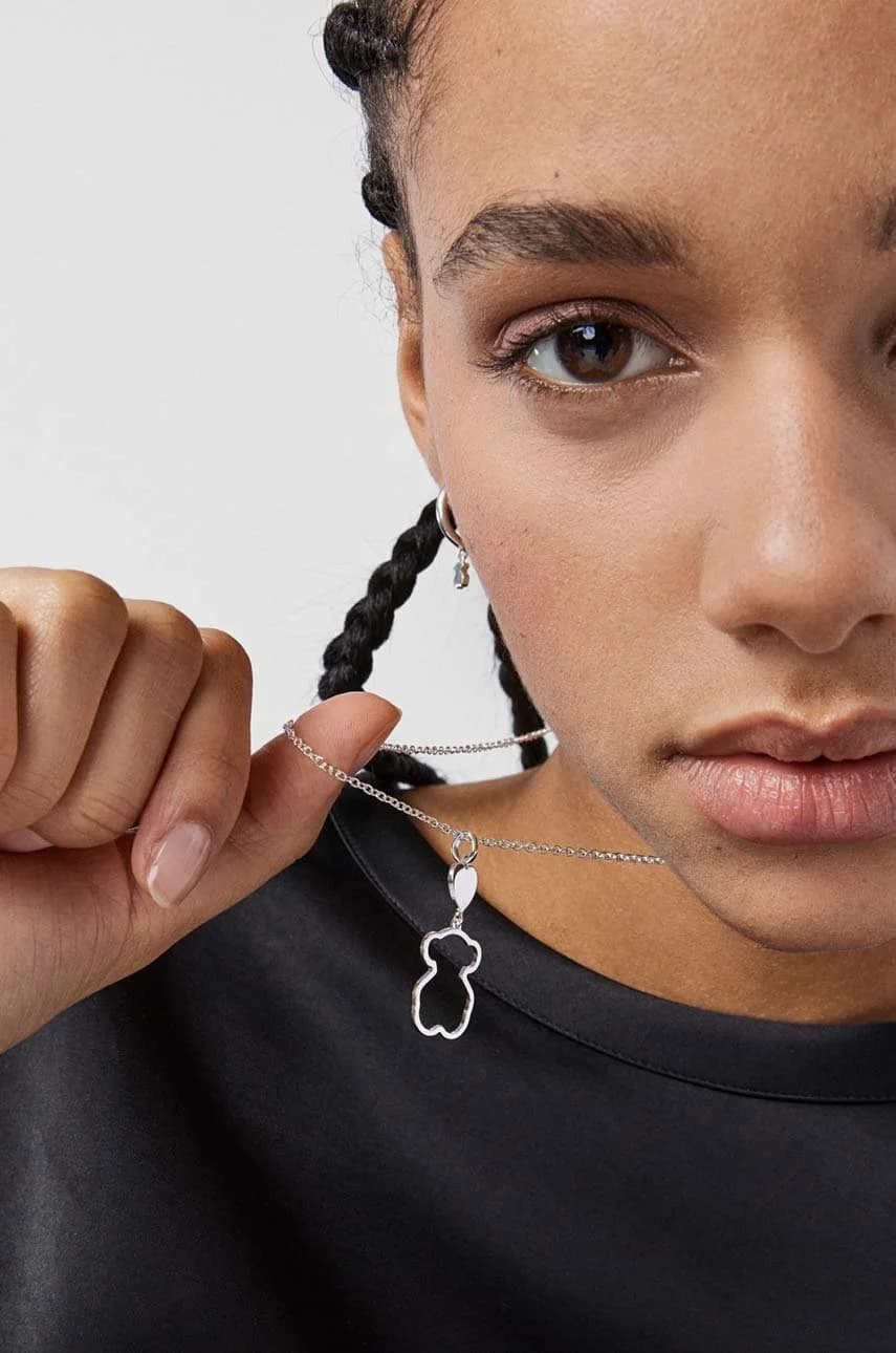 Новое серебряное колье Silueta - фото 4