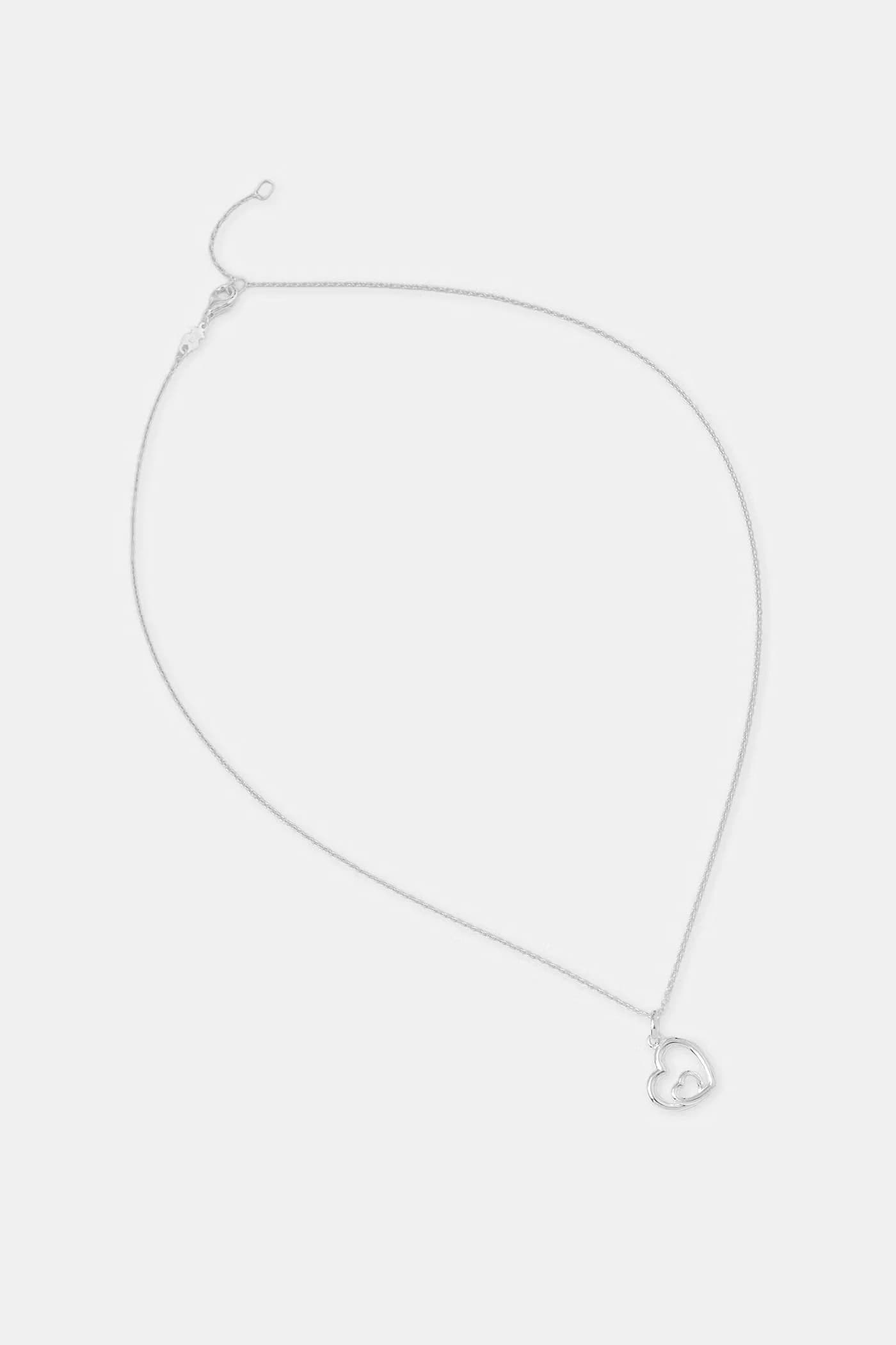 Серебряное ожерелье