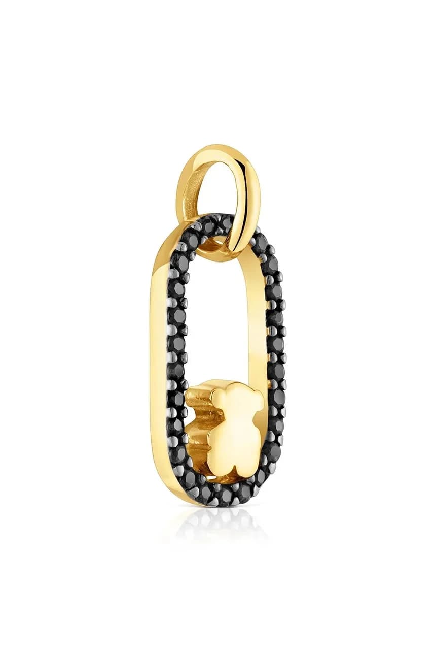 Позолоченный серебряный кулон - фото 2