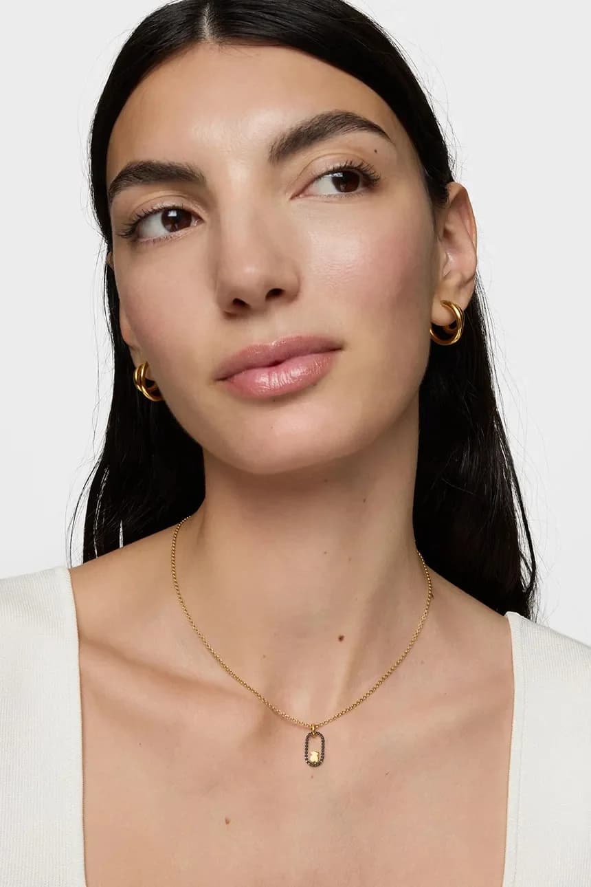 Позолоченный серебряный кулон - фото 4