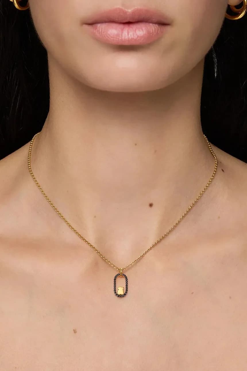 Позолоченный серебряный кулон - фото 6