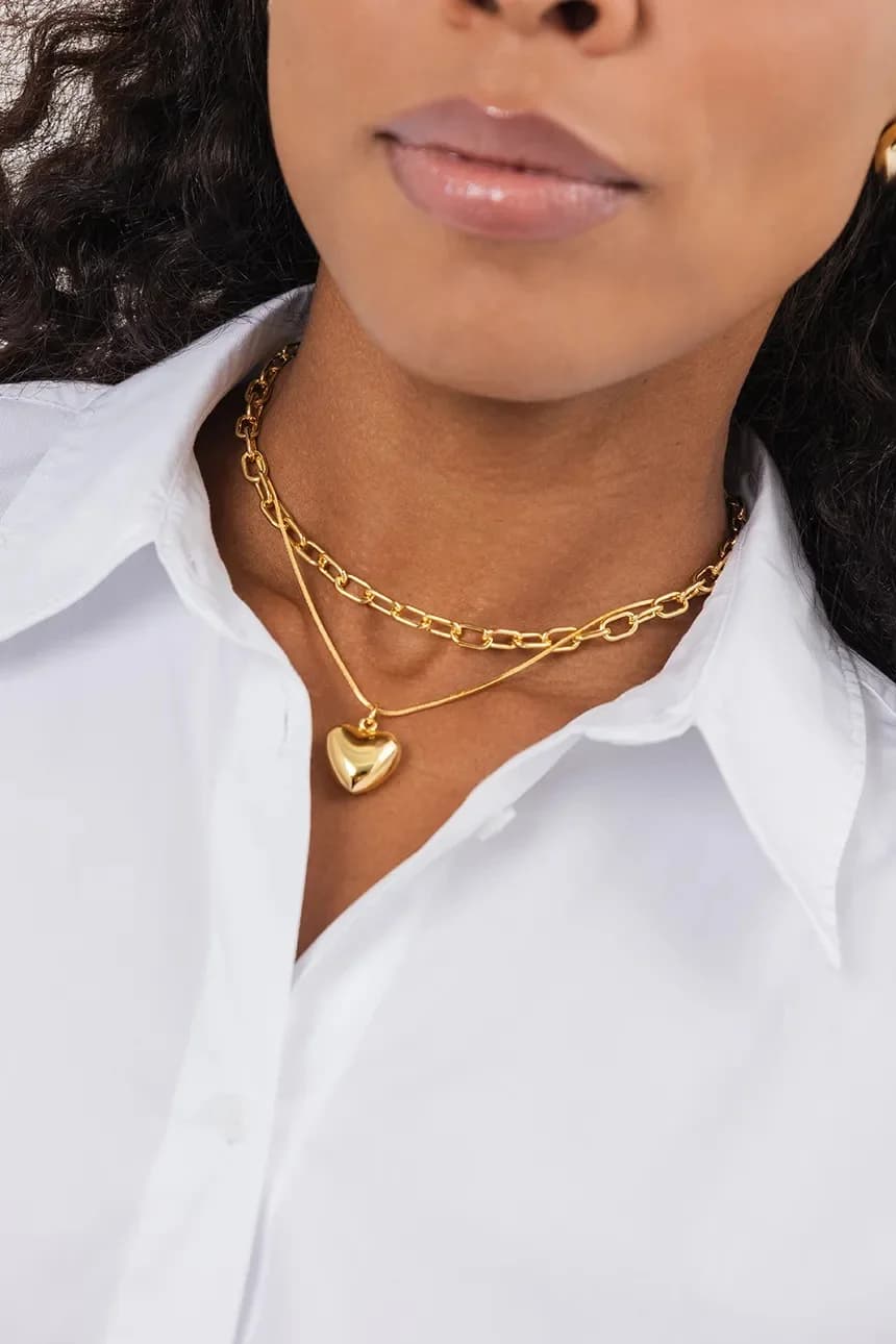 ВИНТАЖНОЕ позолоченное колье - фото 5