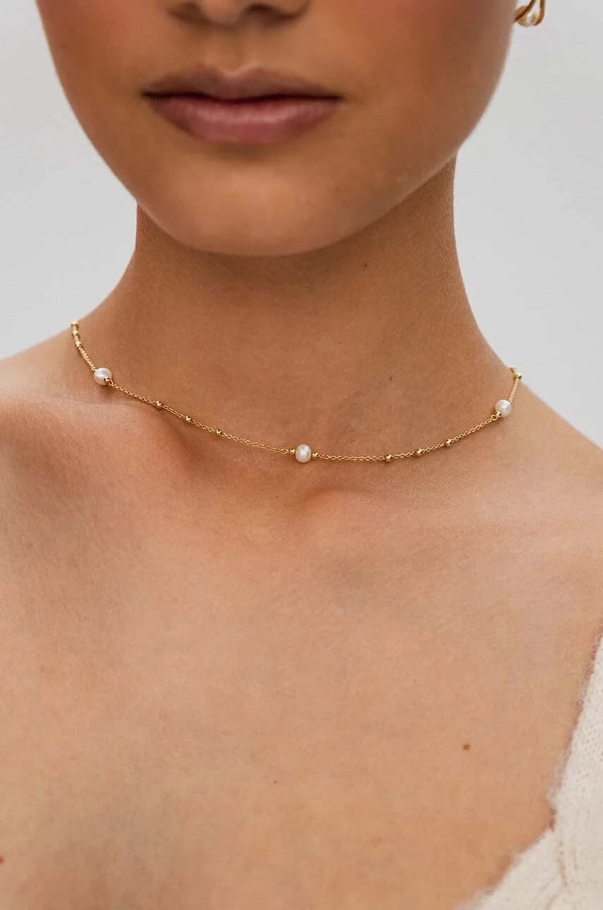 колье ARIEL из позолоченного серебра - фото 3