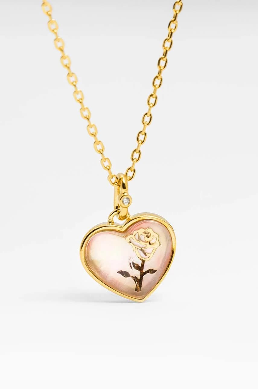 Серебряное колье ХИППИ с позолотой - фото 2