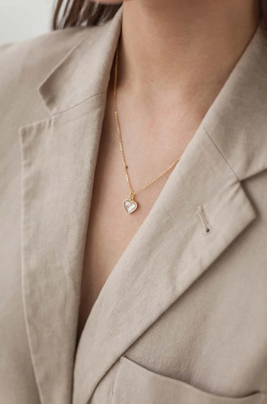 Серебряное колье ХИППИ с позолотой - фото 3