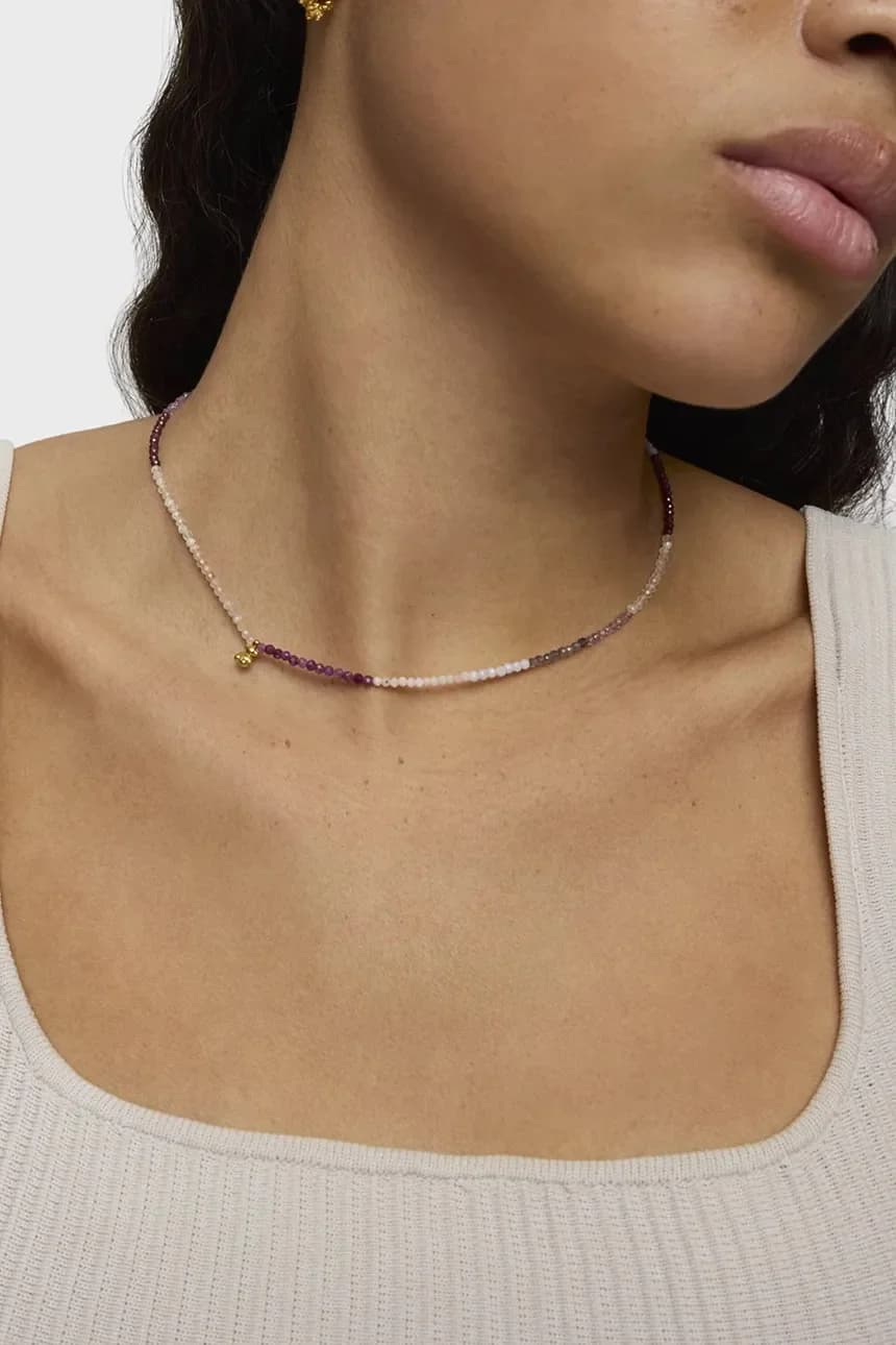 Колье с натуральными камнями - фото 5