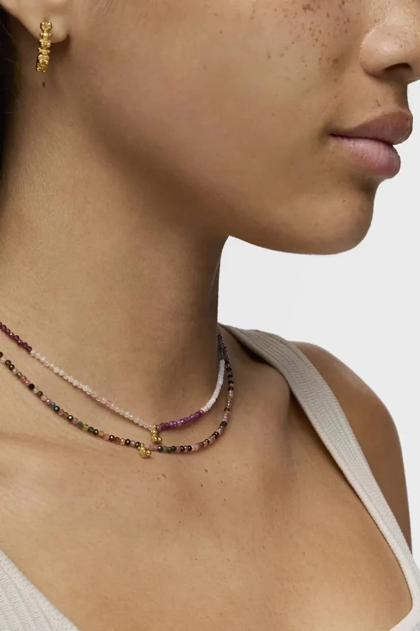 Колье с натуральными камнями - фото 6