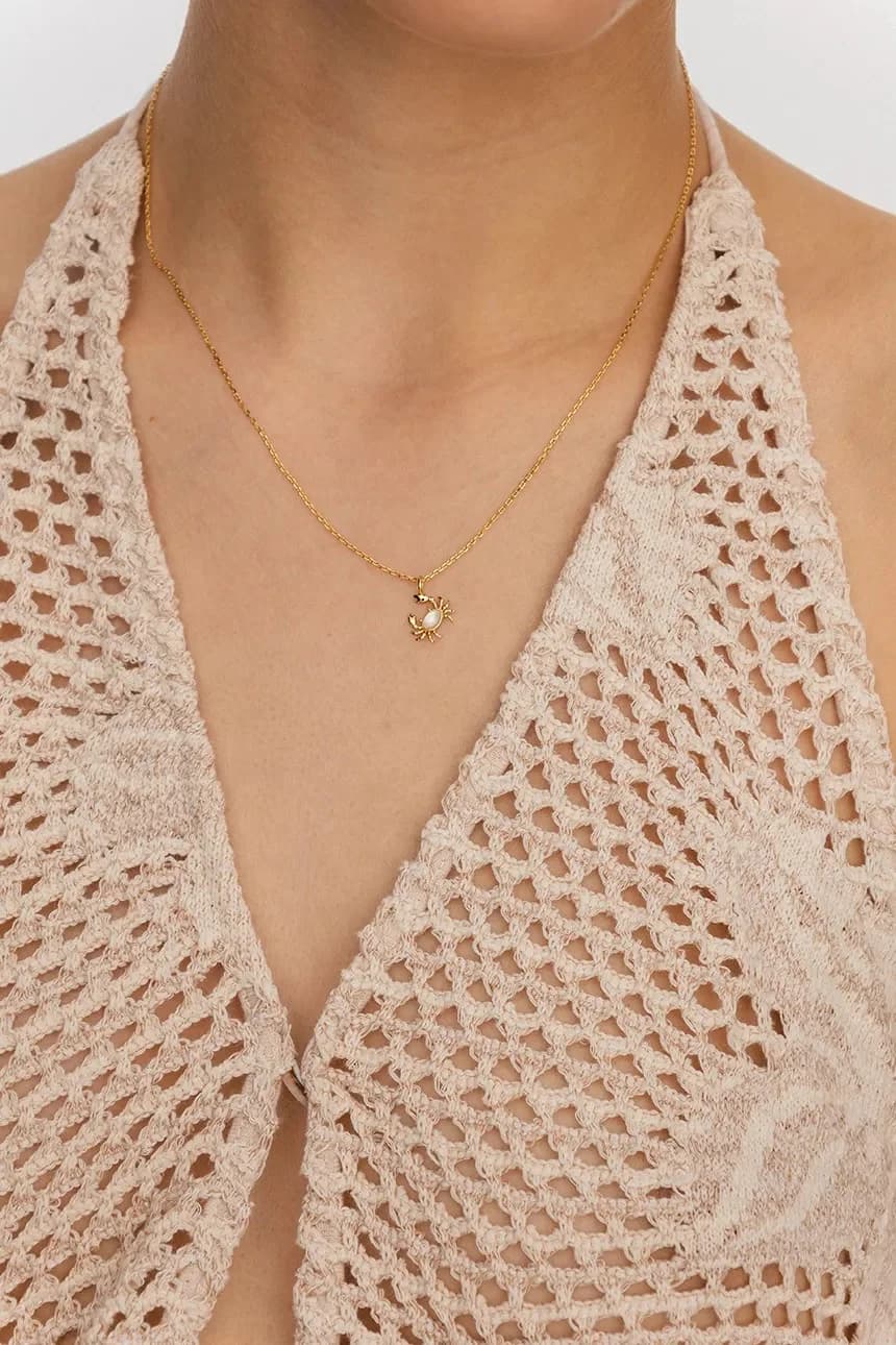 колье ARIEL из позолоченного серебра - фото 3