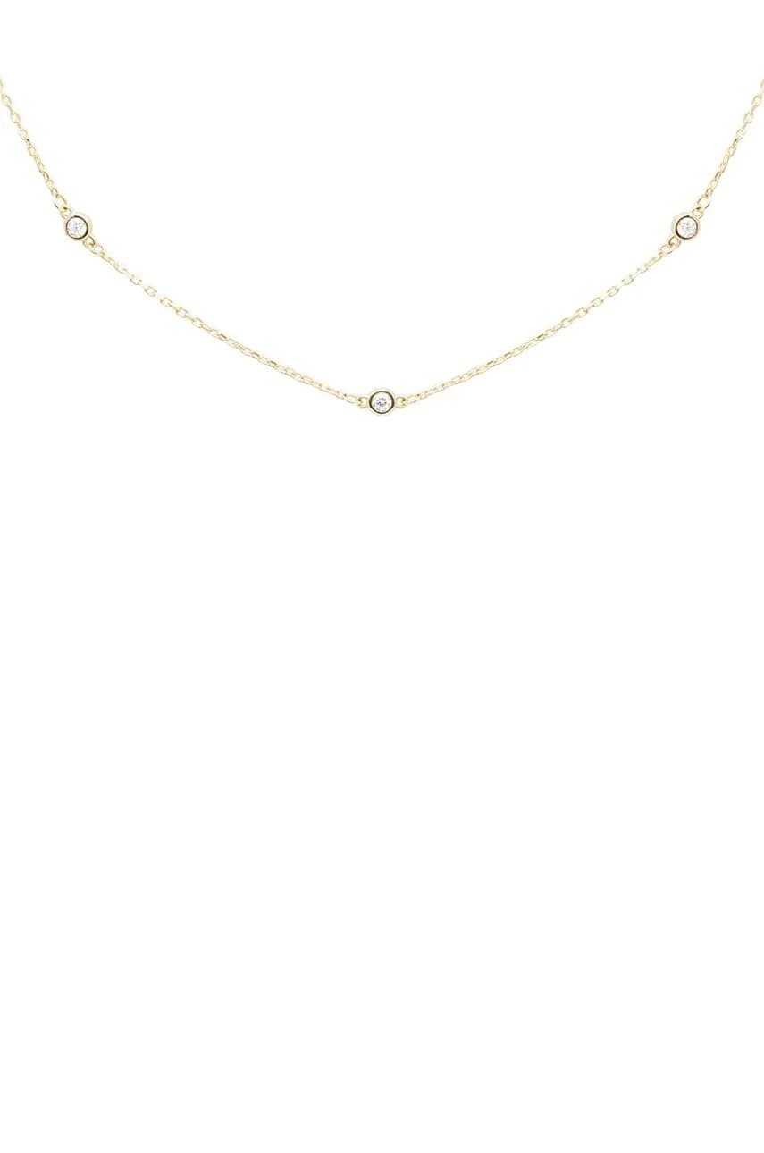 Сияющее золотое колье