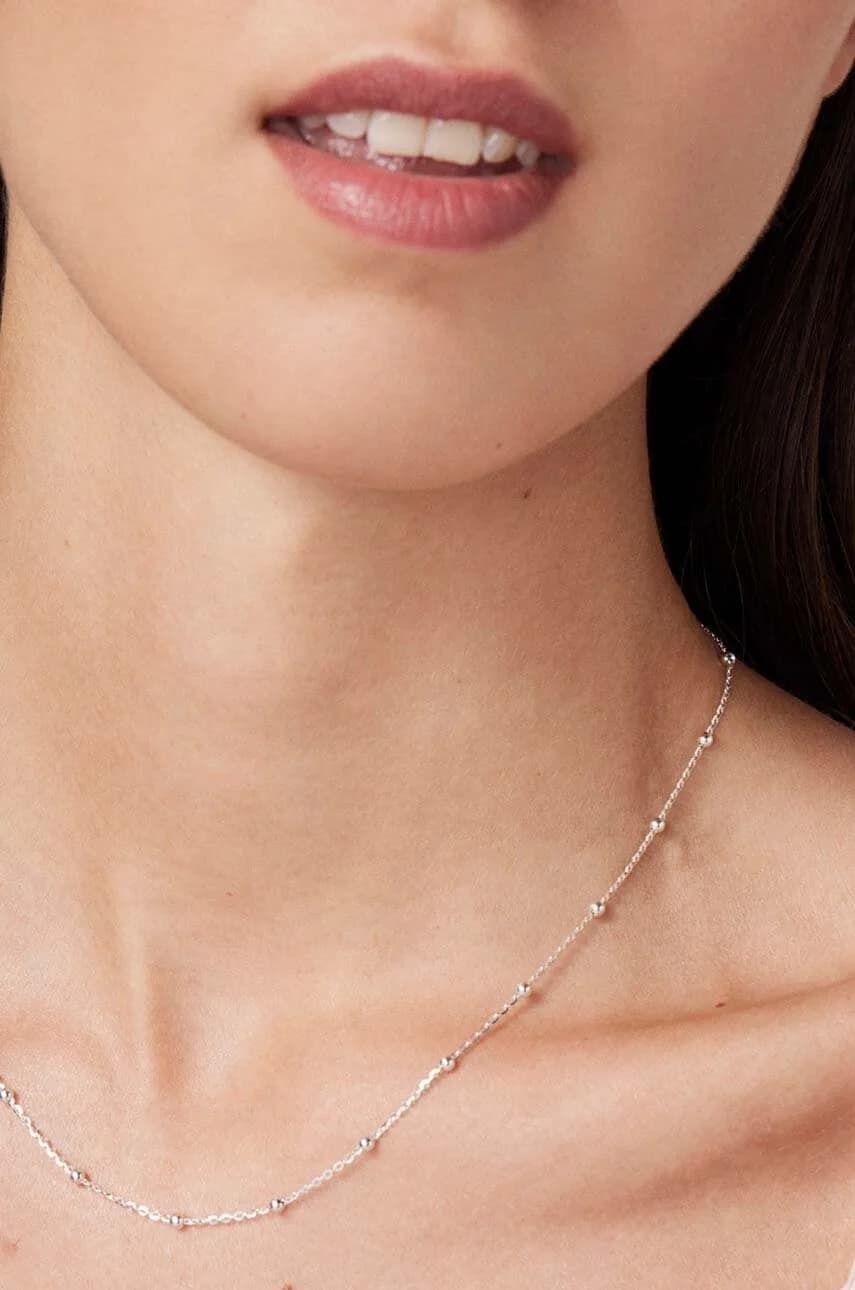 Серебряное колье-цепочка - фото 5