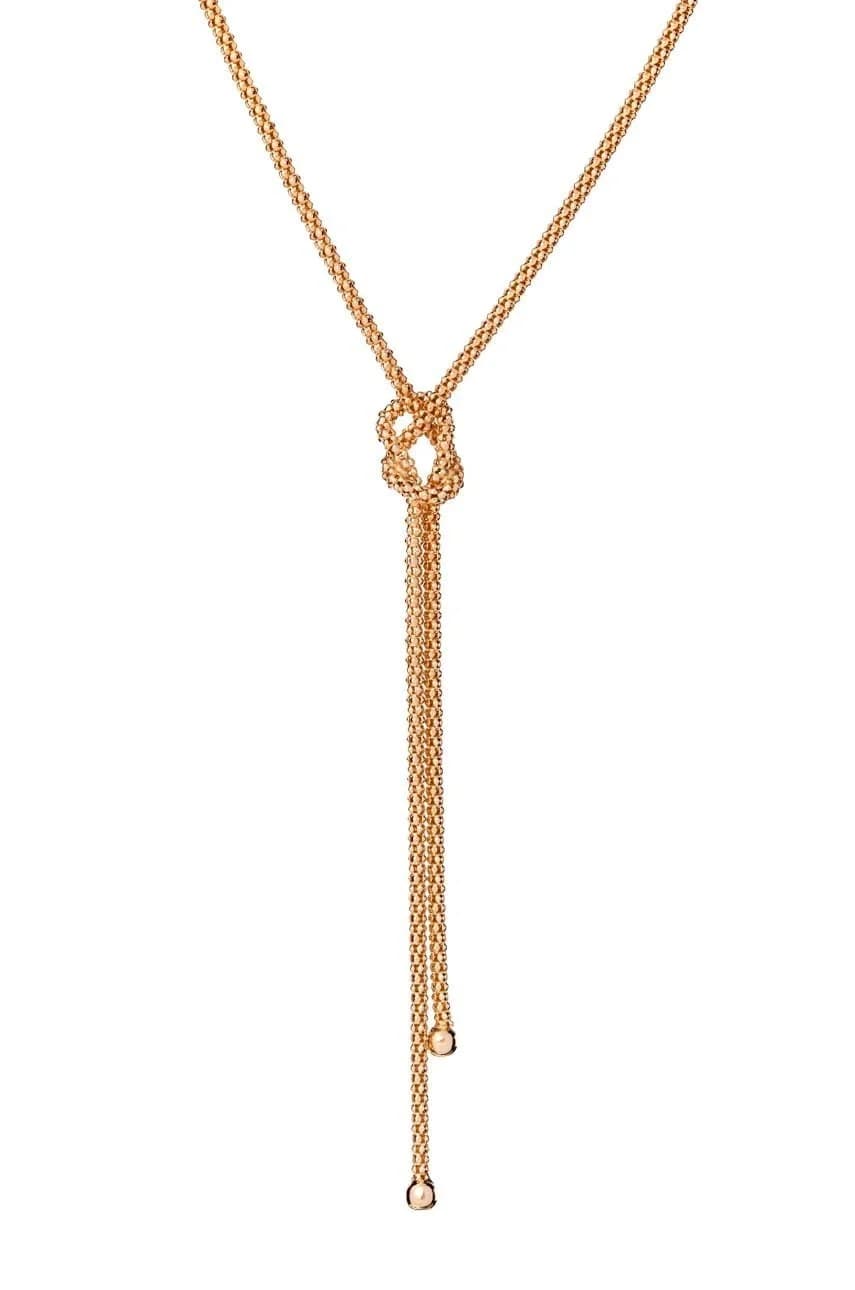 Овальное колье из позолоченного серебра