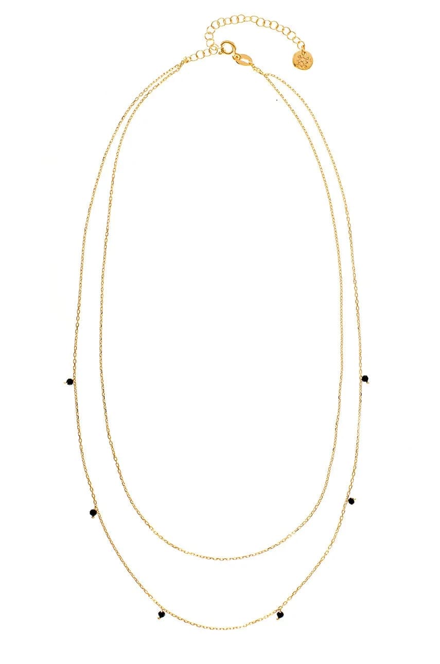 колье ОВАЛ из позолоченного серебра