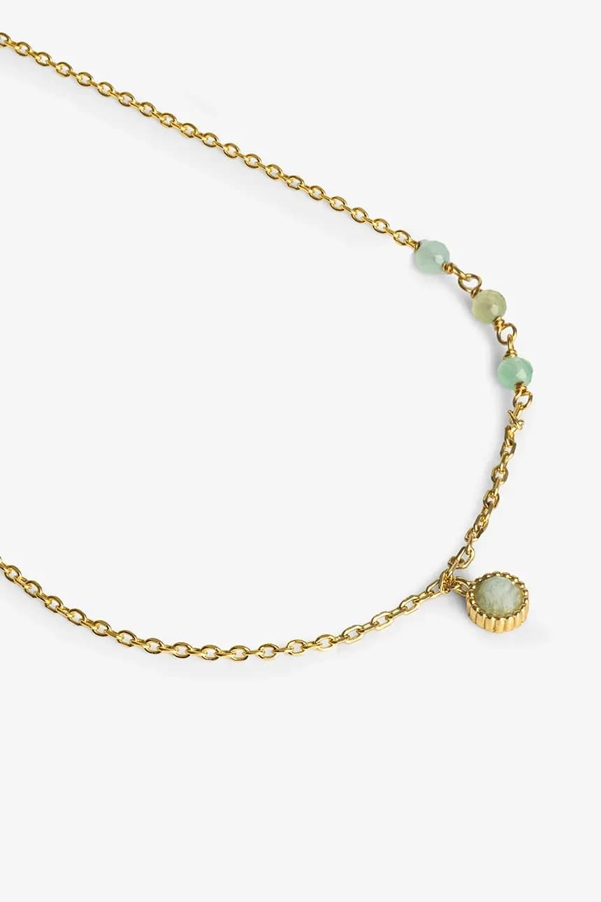 колье DUO из позолоченного серебра - фото 3