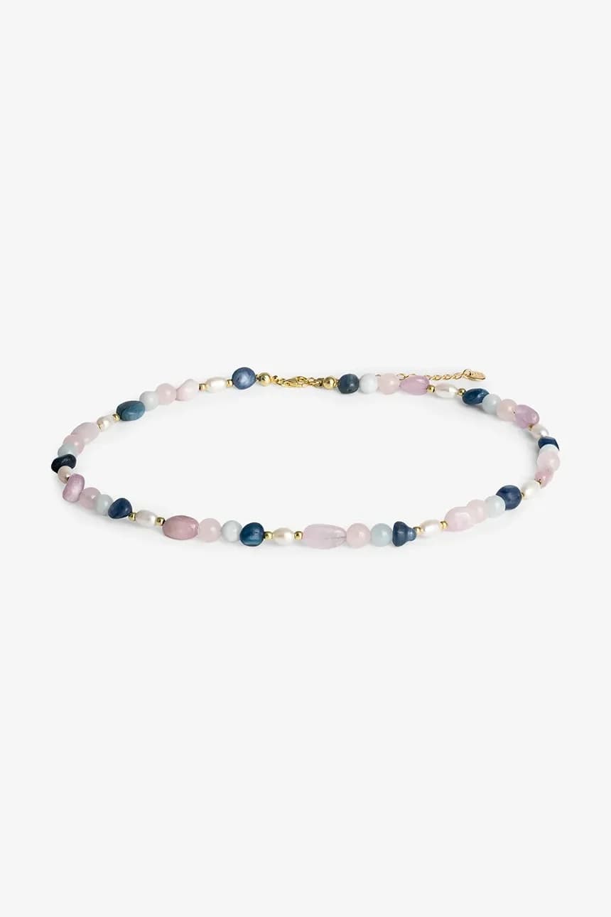 Позолоченное серебряное колье ЛЕТО - фото 2