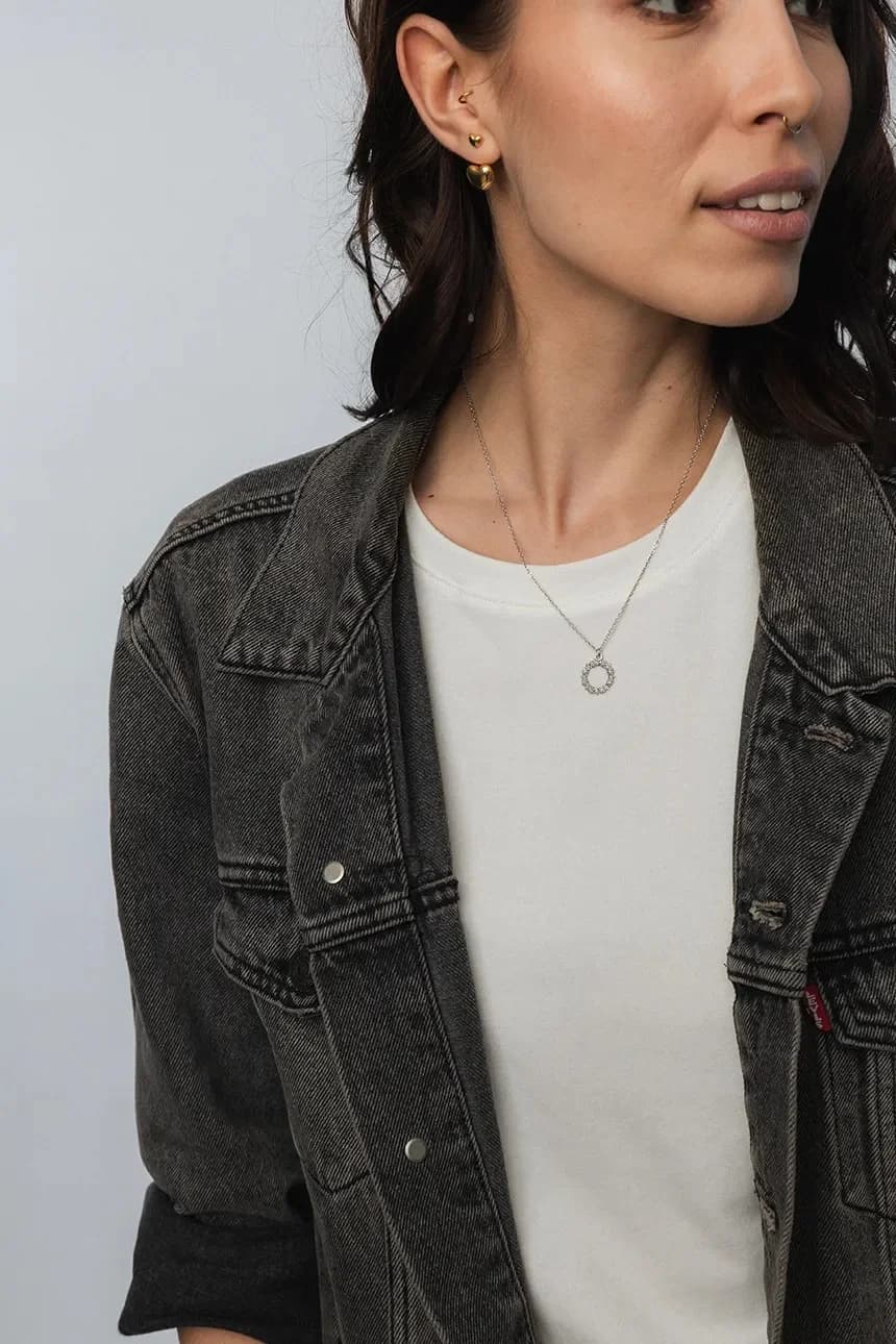 Серебряное колье ХИППИ - фото 3