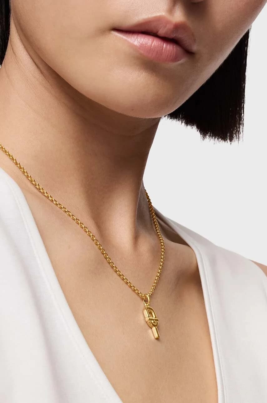 Позолоченный серебряный кулон Manifesto - фото 5