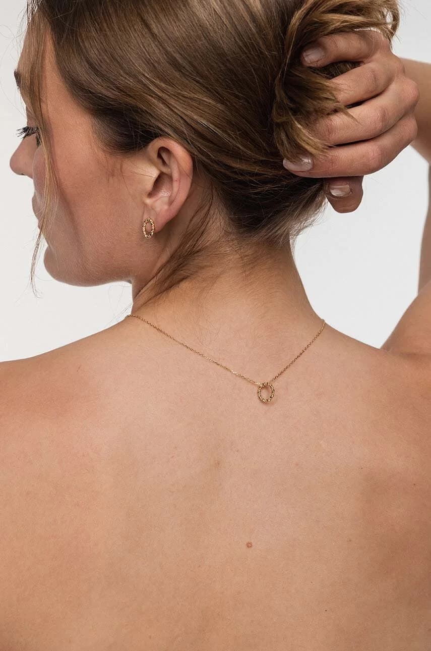 ЛЕТО серебряное колье с позолотой - фото 3