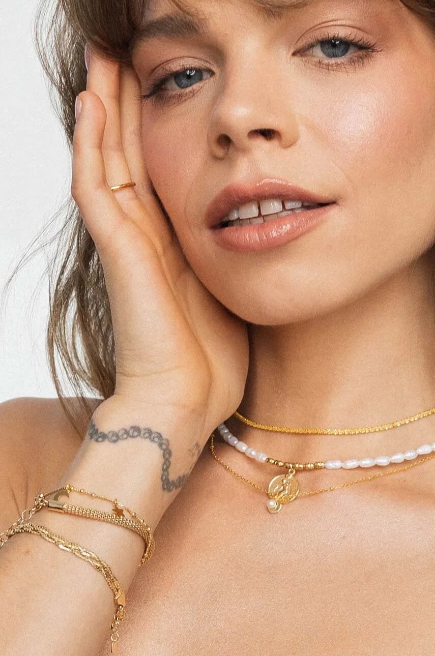 Винтажное колье с натуральными камнями - фото 2