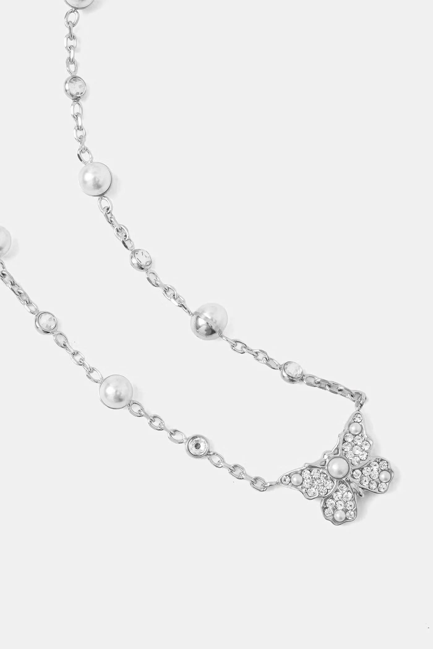 Женское колье BORBOLETA из нержавеющей стали - фото 2