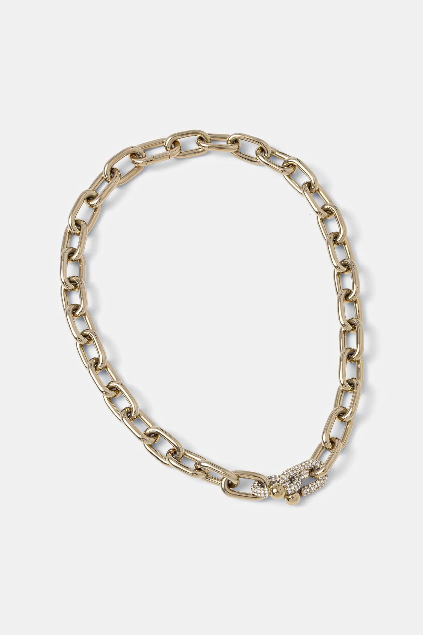 Женское металлическое колье