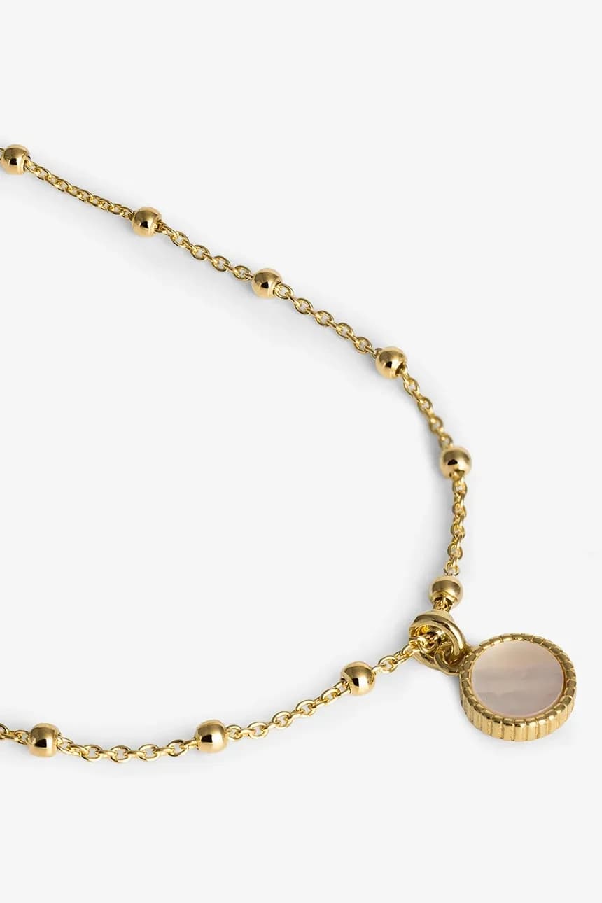 Позолоченное серебряное колье ARIEL - фото 3